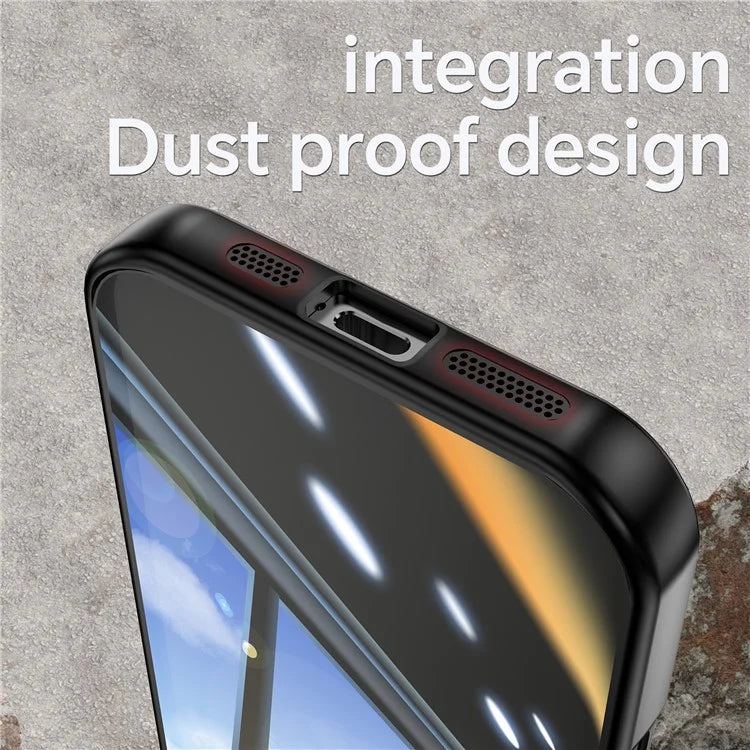 For iPhone 16 Plus Case Drop-Proof TPU + Acrylic Protective Phone Cover