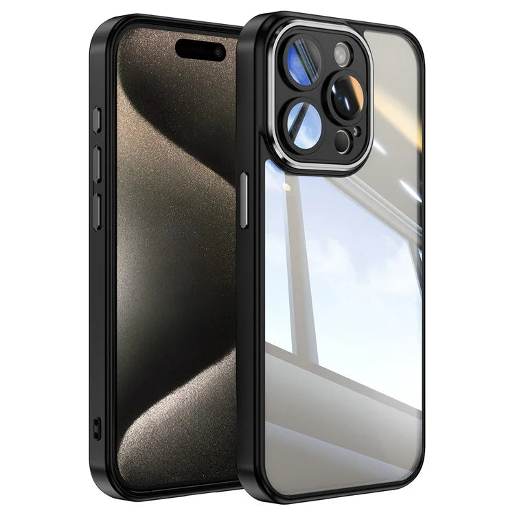 For iPhone 16 Pro Case Drop-Proof TPU + Acrylic Protective Phone Cover