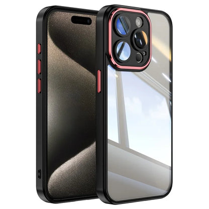 For iPhone 16 Pro Case Drop-Proof TPU + Acrylic Protective Phone Cover