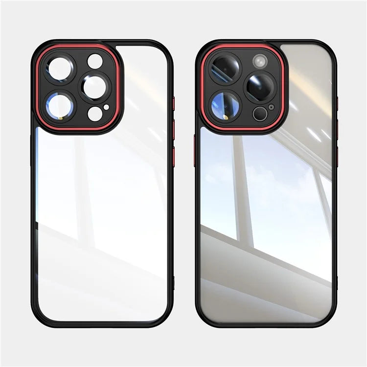 For iPhone 16 Pro Case Drop-Proof TPU + Acrylic Protective Phone Cover
