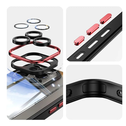 For iPhone 16 Pro Case Drop-Proof TPU + Acrylic Protective Phone Cover