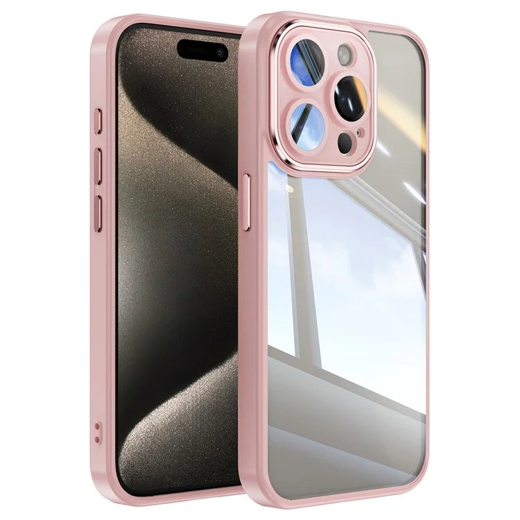 For iPhone 16 Pro Case Drop-Proof TPU + Acrylic Protective Phone Cover