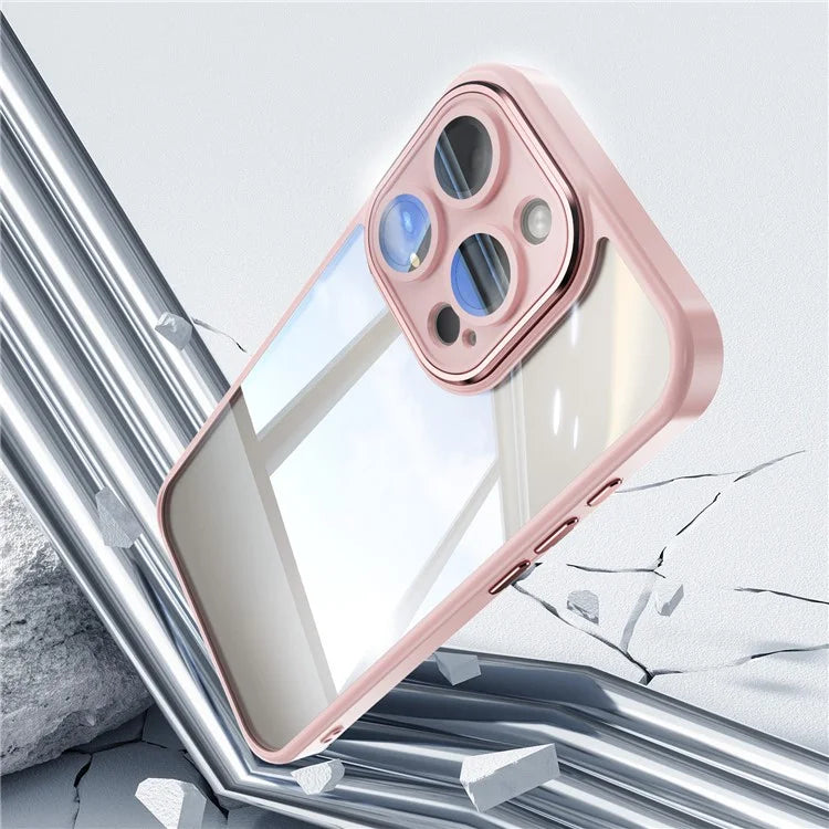 For iPhone 16 Pro Case Drop-Proof TPU + Acrylic Protective Phone Cover