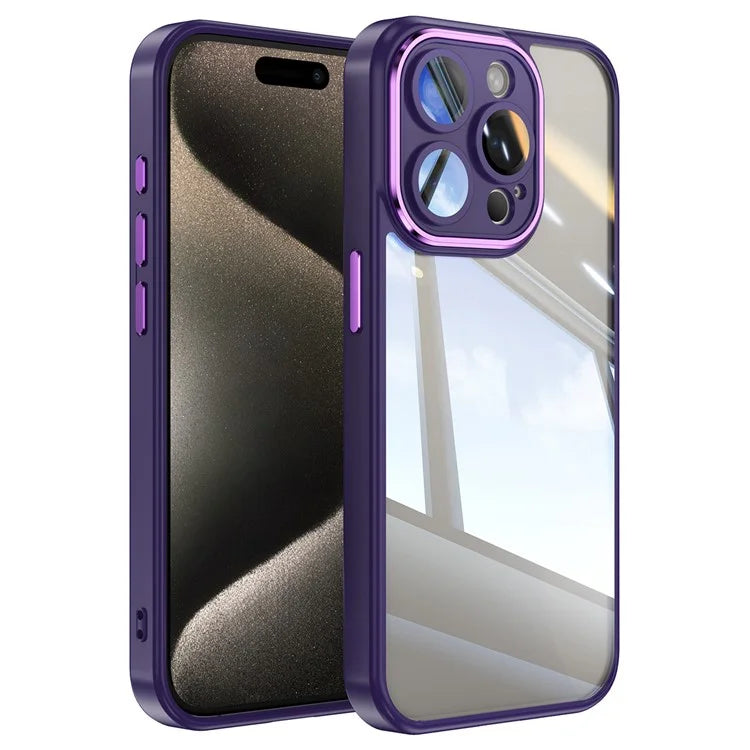 For iPhone 16 Pro Case Drop-Proof TPU + Acrylic Protective Phone Cover