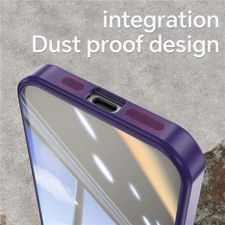 For iPhone 16 Pro Case Drop-Proof TPU + Acrylic Protective Phone Cover