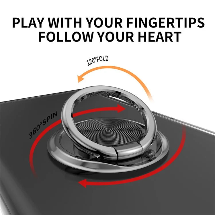 For iPhone 16 Pro Max Case Electroplating Kickstand TPU Phone Cover Magnetic Car Mount