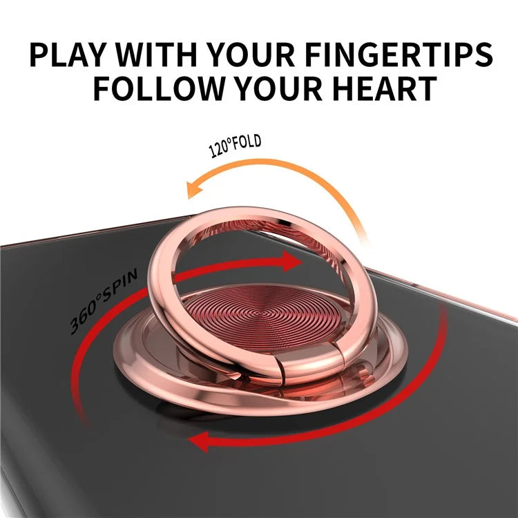 For iPhone 16 Pro Max Case Electroplating Kickstand TPU Phone Cover Magnetic Car Mount