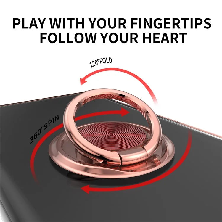 For iPhone 16 Plus Case Electroplating Kickstand TPU Phone Cover Magnetic Car Mount