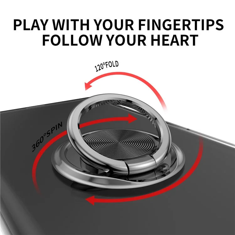 For iPhone 16 Plus Case Electroplating Kickstand TPU Phone Cover Magnetic Car Mount