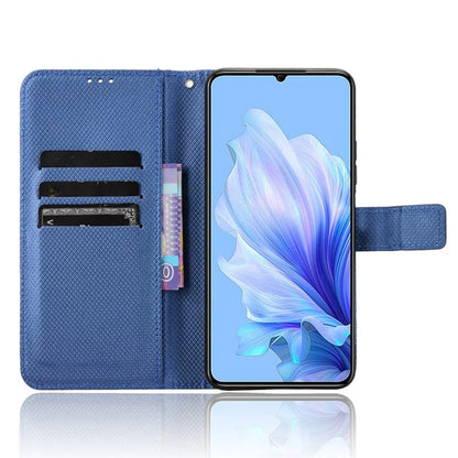 For Oukitel C50 Case PU Leather Diamond Texture Wallet Phone Cover