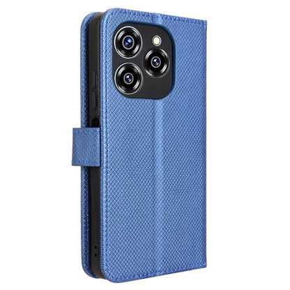 For Oukitel C50 Case PU Leather Diamond Texture Wallet Phone Cover