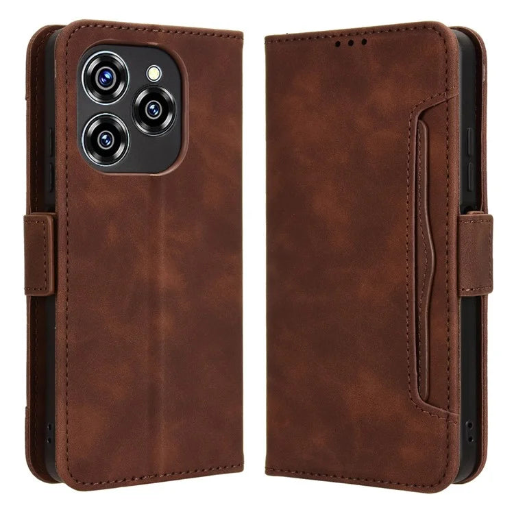 For Oukitel C50 Leather Case Phone Wallet Cover with Multiple Card Slots