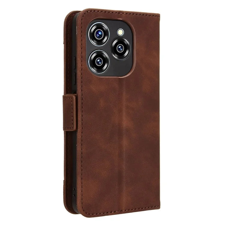 For Oukitel C50 Leather Case Phone Wallet Cover with Multiple Card Slots