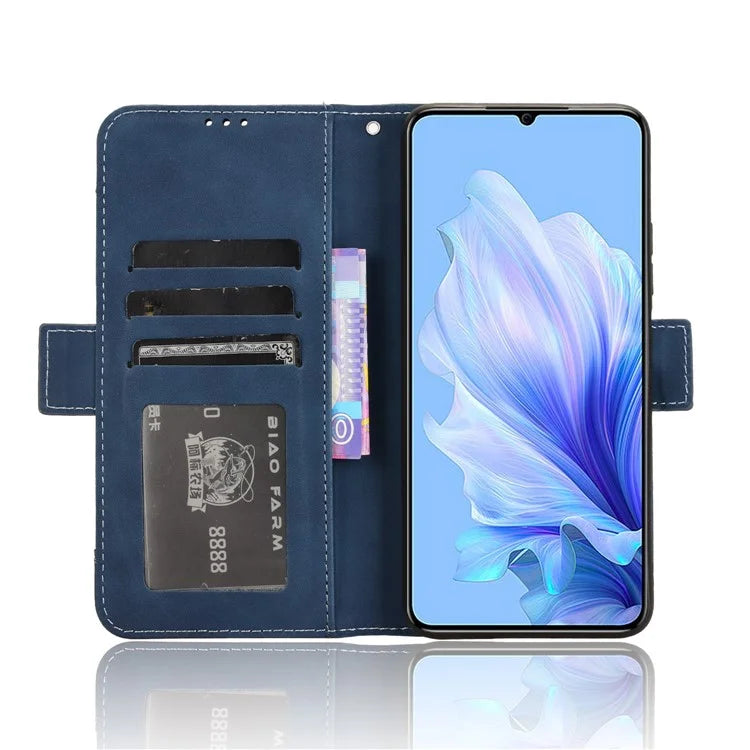 For Oukitel C50 Leather Case Phone Wallet Cover with Multiple Card Slots
