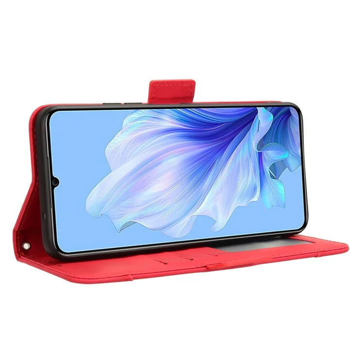 For Oukitel C50 Leather Case Phone Wallet Cover with Multiple Card Slots