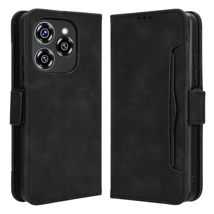 For Oukitel C50 Leather Case Phone Wallet Cover with Multiple Card Slots