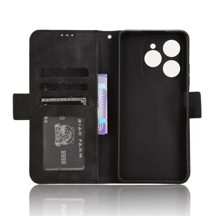 For Oukitel C50 Leather Case Phone Wallet Cover with Multiple Card Slots