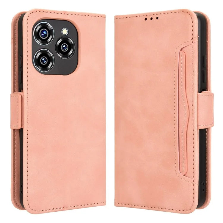For Oukitel C50 Leather Case Phone Wallet Cover with Multiple Card Slots