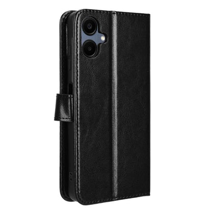 For Samsung Galaxy A06 Case Crazy Horse Texture PU Leather Phone Wallet Cover