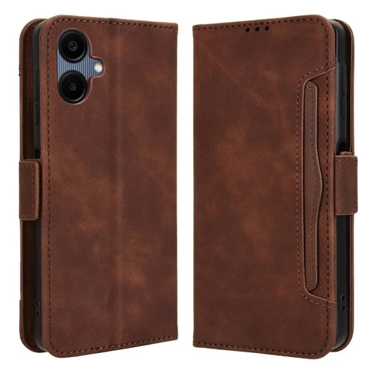For Samsung Galaxy A06 Leather Case Phone Wallet Cover with Multiple Card Slots
