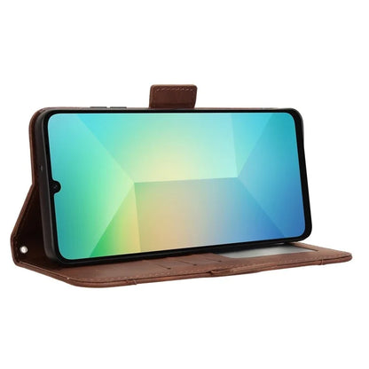 For Samsung Galaxy A06 Leather Case Phone Wallet Cover with Multiple Card Slots