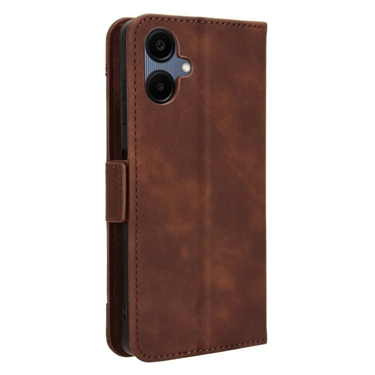 For Samsung Galaxy A06 Leather Case Phone Wallet Cover with Multiple Card Slots