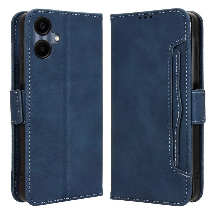 For Samsung Galaxy A06 Leather Case Phone Wallet Cover with Multiple Card Slots