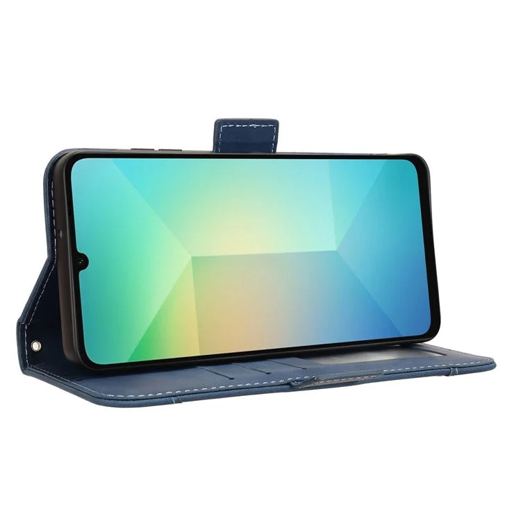 For Samsung Galaxy A06 Leather Case Phone Wallet Cover with Multiple Card Slots