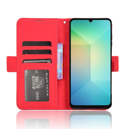 For Samsung Galaxy A06 Leather Case Phone Wallet Cover with Multiple Card Slots