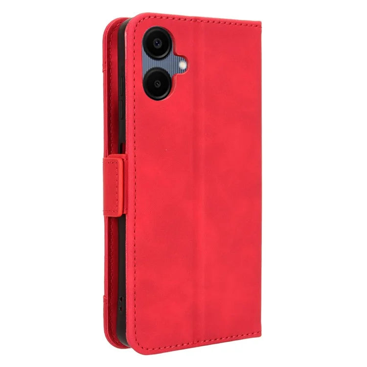For Samsung Galaxy A06 Leather Case Phone Wallet Cover with Multiple Card Slots