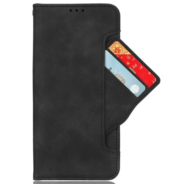 For Samsung Galaxy A06 Leather Case Phone Wallet Cover with Multiple Card Slots