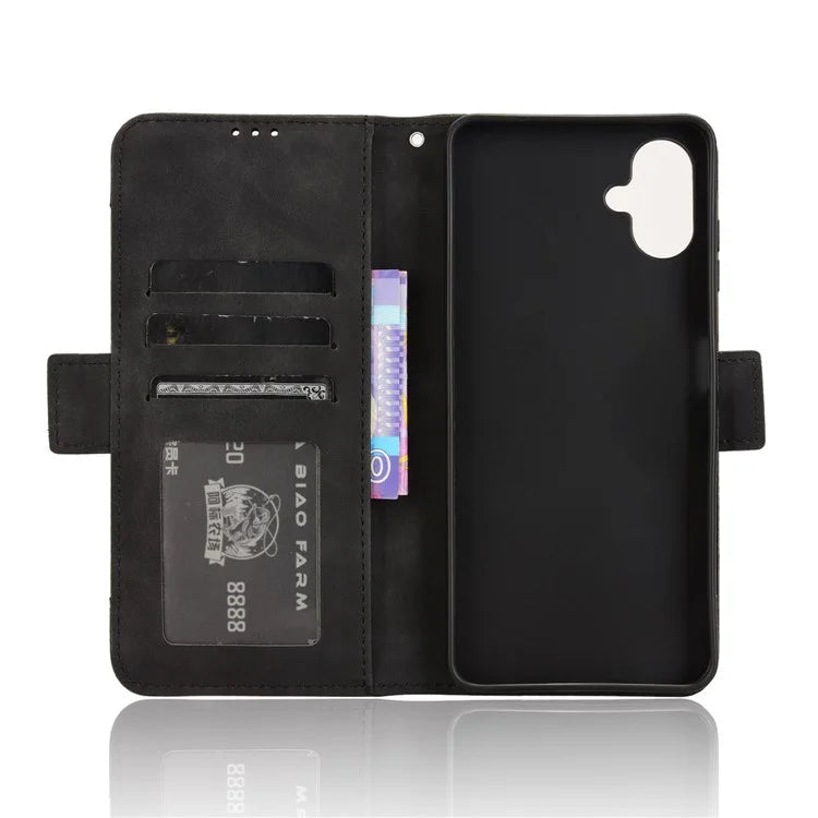 For Samsung Galaxy A06 Leather Case Phone Wallet Cover with Multiple Card Slots