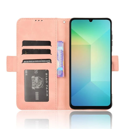 For Samsung Galaxy A06 Leather Case Phone Wallet Cover with Multiple Card Slots