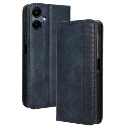 For Samsung Galaxy A06 Leather Case Wallet Stand Retro Texture Phone Cover