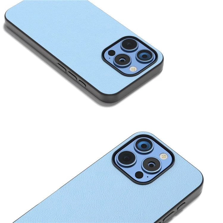 ABEEL For iPhone 16 Pro Max Case Anti-Scratch Genuine Cow Leather Back Phone Cover
