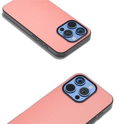 ABEEL For iPhone 16 Pro Max Case Anti-Scratch Genuine Cow Leather Back Phone Cover