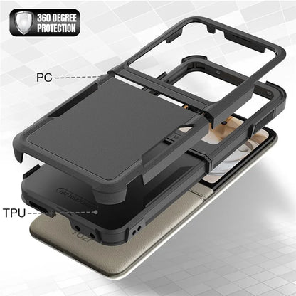 For Motorola Razr 50 5G Case 2-in-1 PC+TPU Shockproof Phone Cover