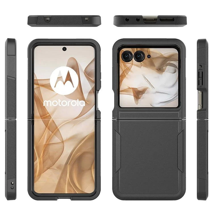 For Motorola Razr 50 5G Case 2-in-1 PC+TPU Shockproof Phone Cover