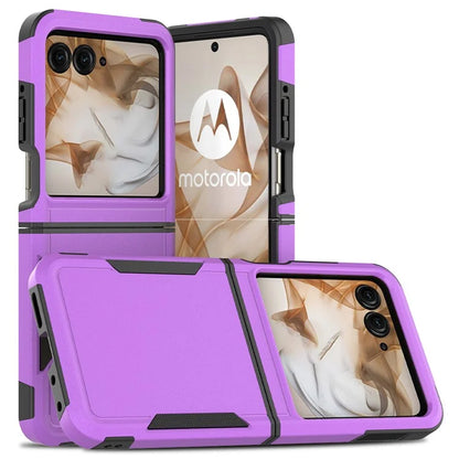 For Motorola Razr 50 5G Case 2-in-1 PC+TPU Shockproof Phone Cover