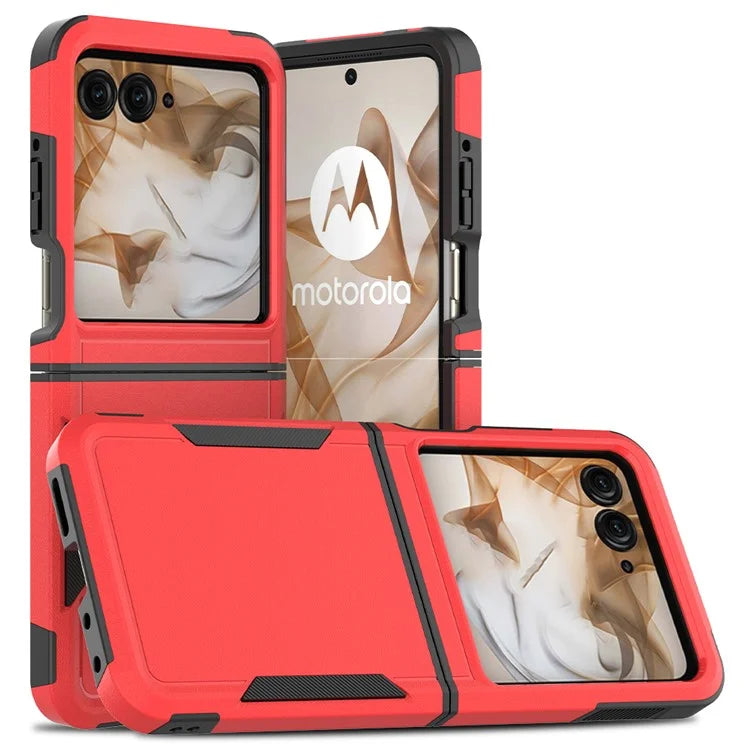 For Motorola Razr 50 5G Case 2-in-1 PC+TPU Shockproof Phone Cover