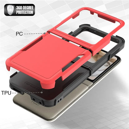 For Motorola Razr 50 5G Case 2-in-1 PC+TPU Shockproof Phone Cover