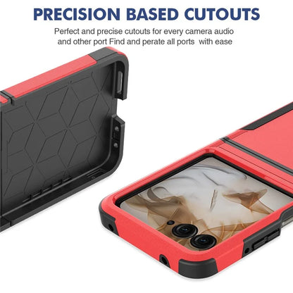 For Motorola Razr 50 5G Case 2-in-1 PC+TPU Shockproof Phone Cover