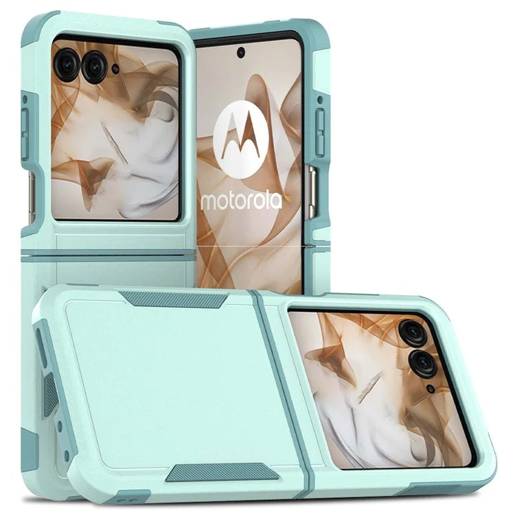 For Motorola Razr 50 5G Case 2-in-1 PC+TPU Shockproof Phone Cover