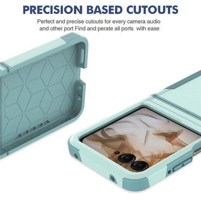 For Motorola Razr 50 5G Case 2-in-1 PC+TPU Shockproof Phone Cover