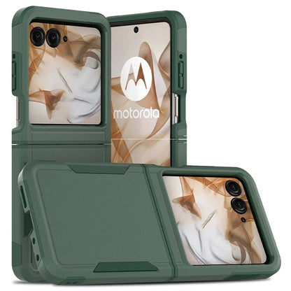For Motorola Razr 50 5G Case 2-in-1 PC+TPU Shockproof Phone Cover