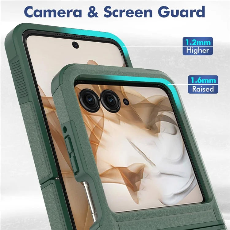 For Motorola Razr 50 5G Case 2-in-1 PC+TPU Shockproof Phone Cover