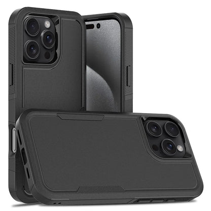 For iPhone 16 Pro Max Case 2-in-1 PC+TPU Shockproof Phone Cover