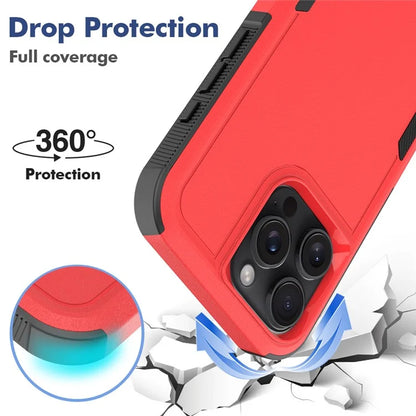 For iPhone 16 Pro Max Case 2-in-1 PC+TPU Shockproof Phone Cover
