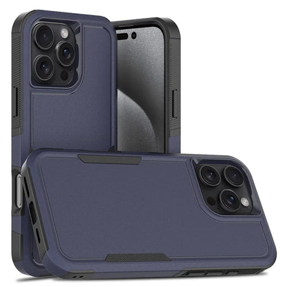 For iPhone 16 Pro Max Case 2-in-1 PC+TPU Shockproof Phone Cover