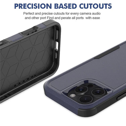 For iPhone 16 Pro Max Case 2-in-1 PC+TPU Shockproof Phone Cover